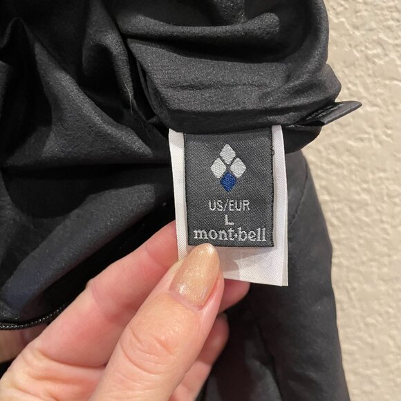 Men's Montbell Thermawrap Parka Black Grey Reversible Size Large - Picture 7 of 7